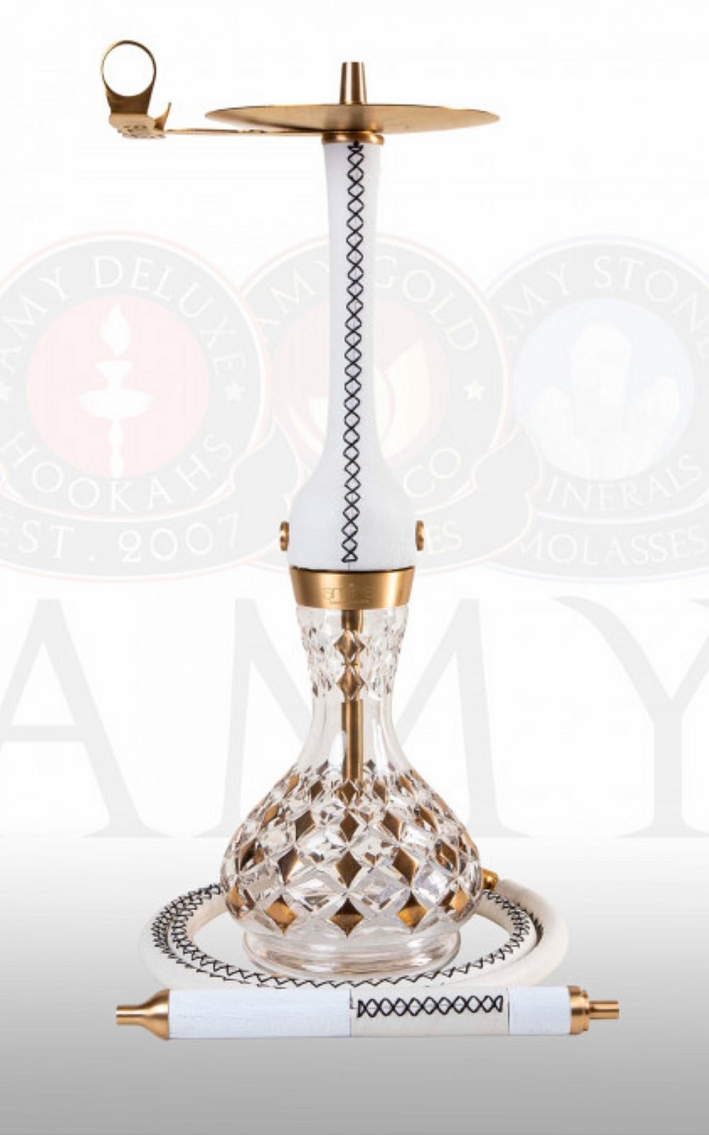 Amir's Indi Prestige 1.0 White Amy hookah house official shop